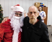 Dave with Santa Claus